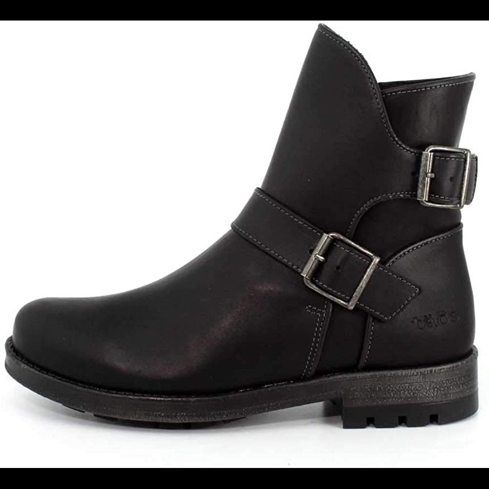 Taos Outlaw Black LeatherBoot Size 38, 7.5